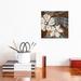 East Urban Home Flowers on Chocolate I by Maria Donovan - Wrapped Canvas Painting Canvas | 12 H x 12 W x 0.75 D in | Wayfair