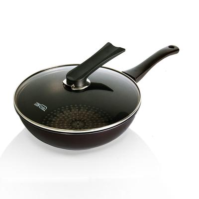 PFOA Free Coated 4 times with the new Teflon Stone Coating with Ceramic Particles TECHEF Made in Korea 12 Wok Infinity Collection 12 Stir Fry Pan/Wok 