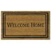 Rubber-Cal "Contemporary Welcome Home Mats" Natural Coir Matting, 18 x 30-Inch