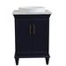 Canora Grey IIkley 25" Single Bathroom Vanity Set Wood/Marble in Blue | 35.5 H x 25 W x 22 D in | Wayfair 766A2BF3B9E0481E8255A294AEE60D57