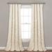 Lush Decor Ravello Pintuck Window Curtain Single Panel