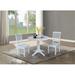 36" Round Extension Dining Table With 2 Mission Chairs