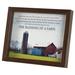 Gracie Oaks Farm Blessings Walnut Frame - Shadowbox Print Paper | 9 H x 11 W x 0.75 D in | Wayfair D9BC1CA6CE5B46B9A565BB4DCE2818A5