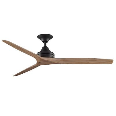 Virginia 3 Blade Indoor/Outdoor Ceiling Fan - Dark Bronze/Natural, 48