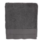 Double Flange Towels - Charcoal, Hand Towel - Ballard Designs Charcoal Hand Towel - Ballard Designs