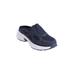 Wide Width Women's CV Sport Claude Slip On Sneaker by Comfortview in Navy (Size 7 1/2 W)