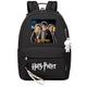 MMZ Young Women Backpack Girl Book Bag Fashionable Harry Potter Badge Backpack Casual School Bag （#9）