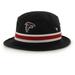 Men's '47 Black Atlanta Falcons Striped Bucket Hat