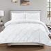 Charlton Home® Hubbardston Luxury Reversible Duvet Cover Set Microfiber in White | Queen | Wayfair 41B1A2521BC44B0781F6F8D091D94F9A