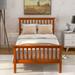 Nestfair Twin Wood Platform Bed with Headboard and Footboard