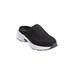 Wide Width Women's CV Sport Claude Slip On Sneaker by Comfortview in Black (Size 8 1/2 W)