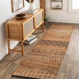 Cloverly 5' x 7'6" Handmade Jute Moroccan Jute Black/Tan Area Rug - Hauteloom