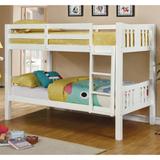 Dai Modern Twin over Twin Solid Wood Bunk Bed with Trundle Set by Furniture of America