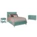 Birch Lane™ Deitrich Platform 3 Piece Bedroom Set in Green | Queen | Wayfair F233E31B5F1E41448756F3674E55F465