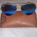 Ray-Ban Accessories | Blue Polarized Ray Ban Aviators | Color: Blue | Size: Standard