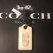 Coach Accessories | (Unisex) Coach Bottle Opener Key Fob / Keychain | Color: Black/Cream | Size: Os