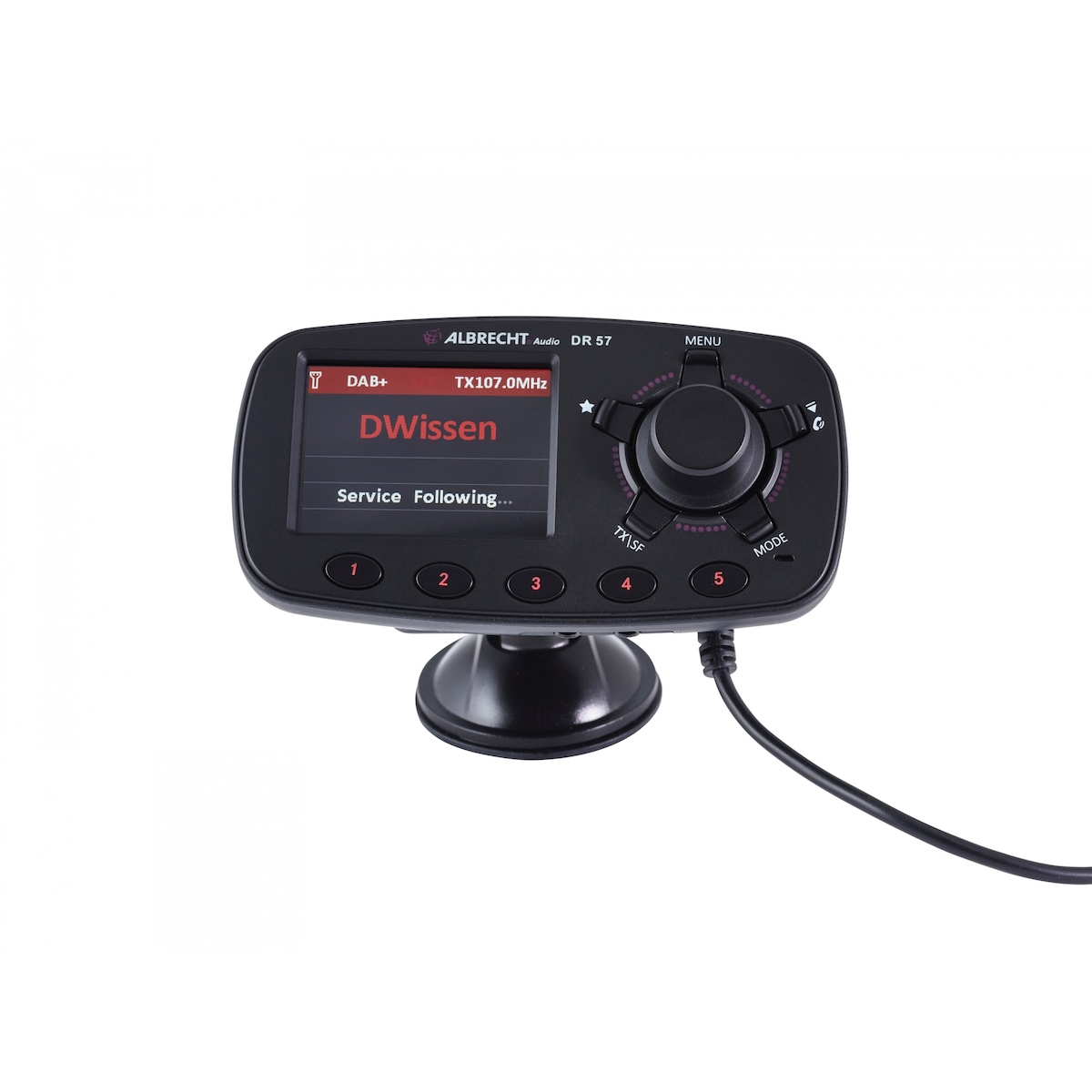 Albrecht DR 57 Autoradio DAB+ (DLS) Adapter Image