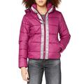 G-STAR RAW Women's Meefic Hooded Paded Jacket, Dk Finch B958-8886, L