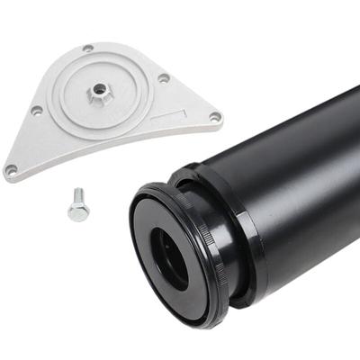 Tischbein 80mm Durchmesser Höhe 710mm in Schwarz aus Metall Tischfuß Möbelfuss Image