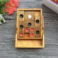 Huarong-Puzzle coulissant en bois classique pour enfants jouets de développement de l'intelligence