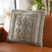 SAFAVIEH Darvey Boho Wool 20-inch Square Decorative Accent Throw Pillow