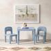 Mack & Milo™ Edwardo Square Play Table & Chair Set Plastic in Gray | 17 H x 20 W in | Wayfair FEC826E432BC427CB12EF059AF6224C0