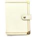 Louis Vuitton Accessories | Louis Vuitton White Suhali Leather Small Ring Agen | Color: White | Size: 4.13"L X 0.62"W X 5.62"H