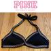 Pink Victoria's Secret Swim | Euc Victoria’s Secret Pink Bikini Top | Color: Black/Pink | Size: L