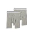 Jockey Men's Underwear Pouch Midway Brief - 2 Pack, Grey Heather, M