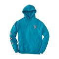 Volcom Men's Iconic Stone Po Hooded Sweatshirt, Barrier Reef, Large