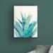 Union Rustic Cool Aloe by Albena Hristova - Wrapped Canvas Painting Metal in Blue/Green/White | 32 H x 24 W x 2 D in | Wayfair