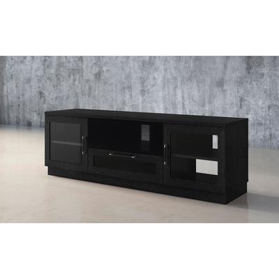 Contemporary Ebony Finish TV and Entertainment Console