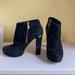 Michael Kors Shoes | Michael Kors Suede Boots | Color: Black/Gold | Size: 8