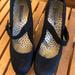 American Eagle Outfitters Shoes | American Eagle Black Suede Cute Heels | Color: Black | Size: 8.5