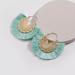 Anthropologie Jewelry | Anthropologie Amelia Mint Filigree Earrings | Color: Green | Size: Os
