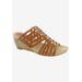 Women's Pretty Wedge Sandal by Bellini in Tan Faux Nubuck (Size 9 M)