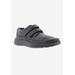 Men's MANSFIELD II Velcro® Strap Shoes by Drew in Black Calf (Size 12 D)