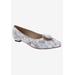 Women's Frilly Loafer by Bellini in White Floral Textile (Size 6 M)