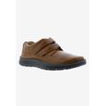 Men's MANSFIELD II Velcro® Strap Shoes by Drew in Brown Calf (Size 10 1/2 EEEE)