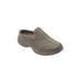 Women's The Leather Traveltime Mule by Easy Spirit in Grey (Size 8 M)