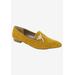 Wide Width Women's Dragonfly Loafer by Bellini in Mustard Micro Suede (Size 11 W)