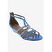 Wide Width Women's Gwen Sandal by Bellini in Blue (Size 9 1/2 W)