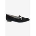 Wide Width Women's Dragonfly Loafer by Bellini in Black Velvet (Size 12 W)