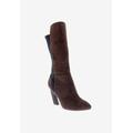 Women's Chrome Wide Calf Boot by Bellini in Brown Micro Stretch (Size 12 M)