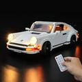 BRIKSMAX Led Lighting Kit for LEGO Creator Porsche 911 - Compatible with Lego 10295 Building Blocks Model- Not Include the Lego Set（Remote Control Version）
