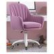 BAIHAO Desk Chairs Office Swivel Desk Chair, Adjustable Thick Seat Cushion Velvet Fabric, Rolling Swivel Adjustable Mid Back Task Chair