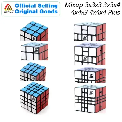 WitEden mix up 3x3x3x3x4 4x4x3 4x4x3 4x4x4 Plus puzzle Cube magique vitesse casse-tête jouets