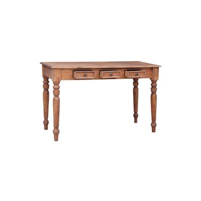 vidaXL Schreibtisch mit Schubladen 117x57x75 cm Altholz Massiv Image