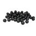 60ct Jet Black Shatterproof Matte Christmas Ball Ornaments 2.5 inches