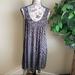 Free People Dresses | Free People Shift Dress Sleeveless Brown Sz M | Color: Black/Brown | Size: M